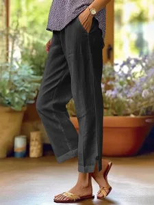 damen-abgeschnittene-hose-chino-knochell-schwarz-3