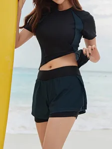 damen-anti-uv-shirt-badeanzug-set-2-teil-blau-2