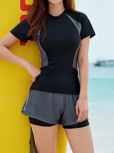 damen-anti-uv-shirt-badeanzug-set-2-teil-grau-3