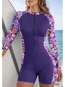 damen-anti-uv-shirt-badeanzug-sport-bade-purpur-4