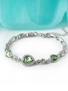 damen-armbander-modisch-outdoor-herz-arm-grun-2