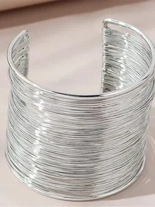 damen-armreif-modisch-outdoor-geometrie-silber-3