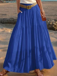 damen-asiatische-groe-lassig-sommer-midi-konigsblau-4