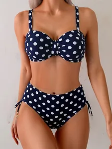 damen-badeanzug-bikini-zweiteilig-slips-marineblau-3