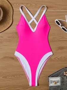 damen-badeanzug-einteiler-bademode-strin-rosenrot-11