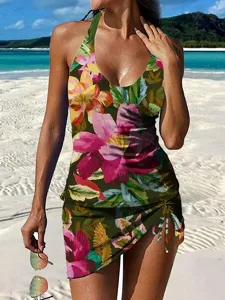 damen-badeanzug-einteiler-rock-bademode-rosa-6