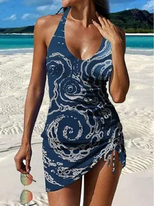 damen-badeanzug-tankini-rock-bademode-el-marineblau-10