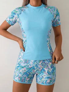 damen-badeanzug-tankini-zweiteilig-short-himmelblau-4