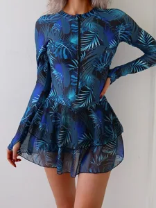 damen-badeanzug-tankini-zweiteilig-short-konigliches-blau-14