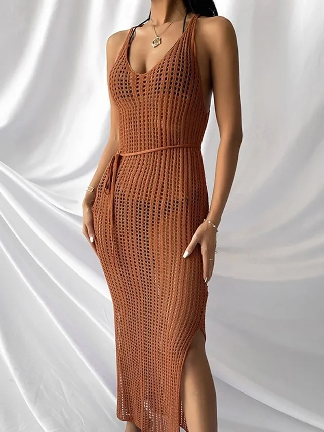 damen-badeanzug-uberwurf-kleid-bademode-braun-16