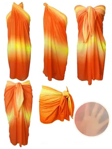 damen-badeanzug-uberwurf-wickeln-rock-ba-orange-4