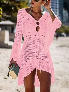 damen-badeanzug-zudecken-bademode-hohe-t-rosa-9