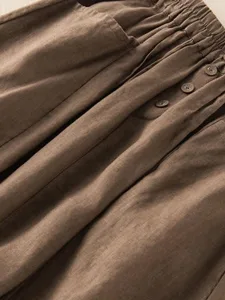 damen-basic-lassig-midi-hohe-taille-rock-default-5