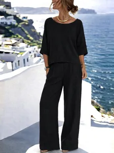 damen-bauernbluse-einfarbig-einfach-eleg-schwarz-13