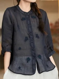 damen-baumwoll-leinen-hemden-bestickt-kn-schwarz-11