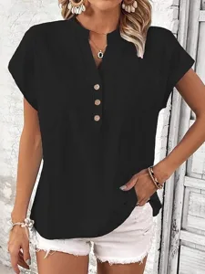 damen-baumwoll-leinen-hemden-einfarbig-e-schwarz-2