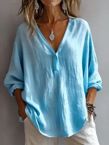 damen-baumwoll-leinen-hemden-gerafft-ein-blau-4