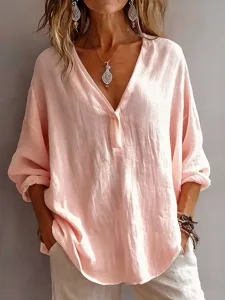 damen-baumwoll-leinen-hemden-gerafft-ein-rosa-3