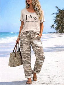 damen-baumwoll-leinen-sets-hosen-sets-bo-khaki-1