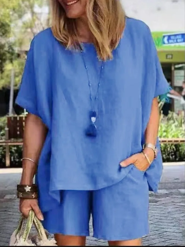 damen-baumwoll-leinen-sets-zweiteilige-s-blau-5