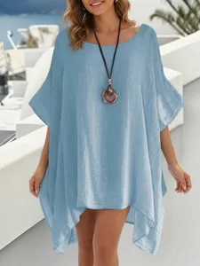 damen-baumwoll-mischung-bluse-asymmetris-blau-5