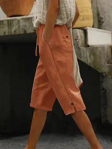 damen-baumwoll-mischung-caprihose-stoffh-rot-orange-6