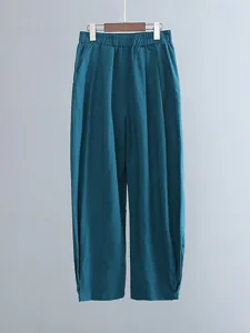 damen-baumwoll-mischung-hose-aus-baumwol-blau-8