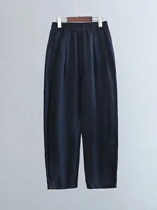 damen-baumwoll-mischung-hose-aus-baumwol-dunkelmarine-3