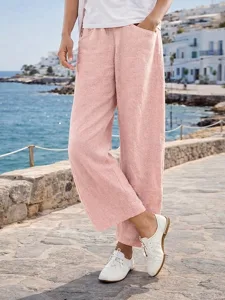 damen-baumwoll-mischung-hose-freizeithos-rosa-1