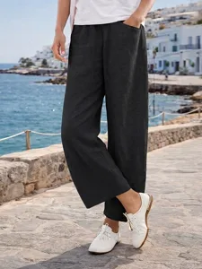 damen-baumwoll-mischung-hose-freizeithos-schwarz-5