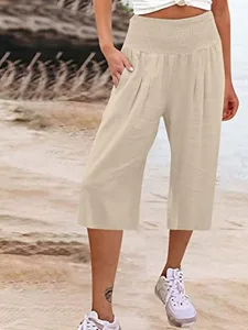 damen-baumwoll-mischung-weite-hosenbeine-aprikose-7