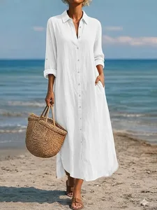 damen-baumwolle-leinen-maxi-kleid-shift-wei-8