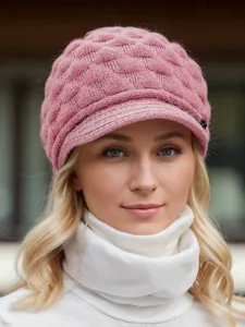 damen-beanie-mutze-barett-taglich-ferien-purpur-4