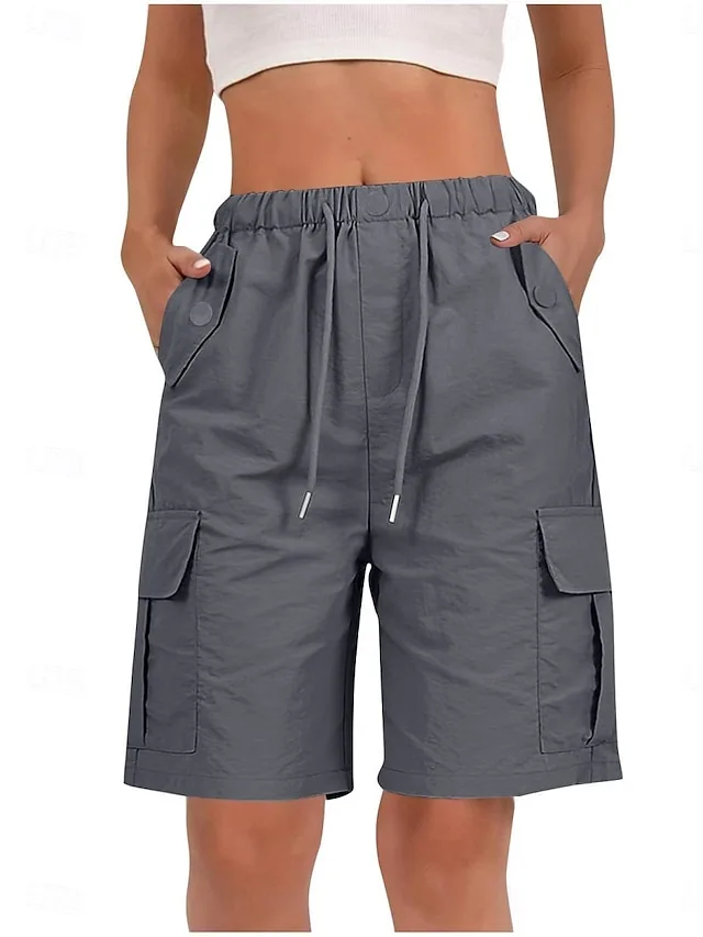 damen-bermudashorts-cargo-shorts-chinos-dunkelgrau-14
