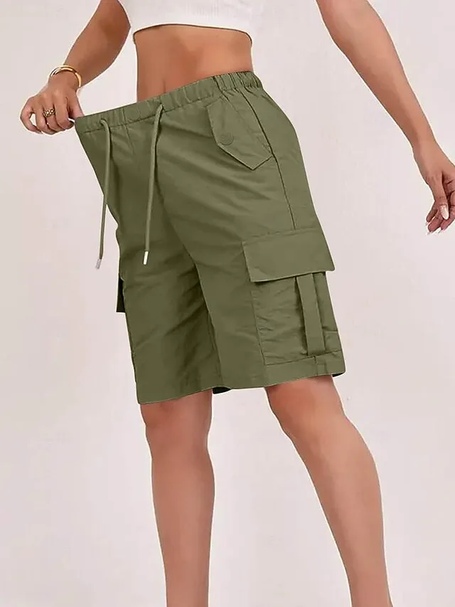 damen-bermudashorts-cargo-shorts-chinos-dunkelgrun-21