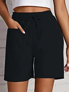 damen-bermudashorts-stoffhosen-komfort-l-schwarz-4