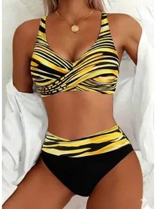 damen-bikini-2-teiliges-badeanzug-hohe-t-gelb-5