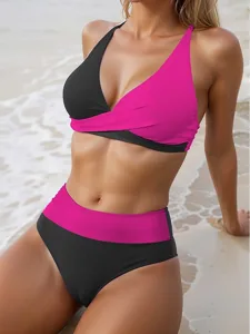 damen-bikini-2-teiliges-badeanzug-raffun-rosa-11