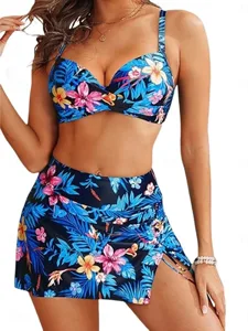 damen-bikini-2-teiliges-badeanzug-rusche-blau-1