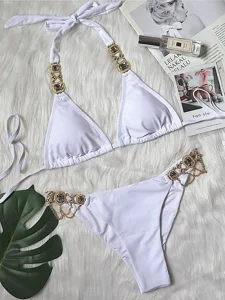 damen-bikini-2-teiliges-badeanzug-string-wei-5