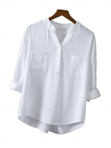 damen-bluse-baumwollhemd-einfarbig-elega-default-4