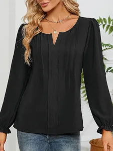 damen-bluse-einfarbig-elegant-taglich-st-default-8