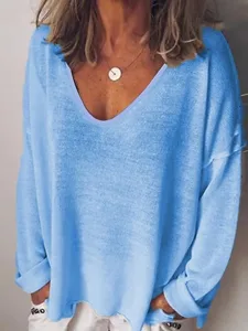 damen-bluse-einfarbig-stylisch-lassig-la-blau-1