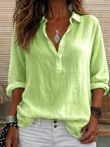 damen-bluse-hemd-aus-leinenimitat-knopfe-hellgrun-4