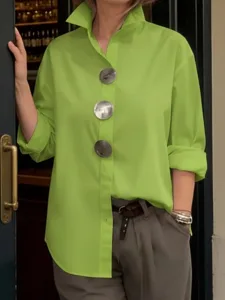 damen-bluse-knopfe-einfarbig-elegant-sti-grun-7