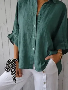 damen-bluse-kunstbaumwollleinen-knopfe-e-grun-7