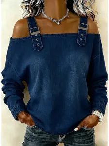 damen-bluse-ruckenfrei-einfarbig-elegant-dunkelblau-6