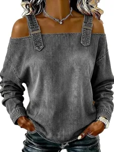 damen-bluse-ruckenfrei-einfarbig-elegant-grau-5