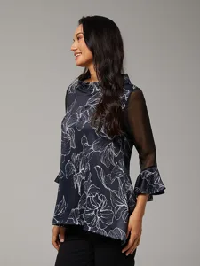 damen-bluse-schwarz-blumendruck-stretch-default-3