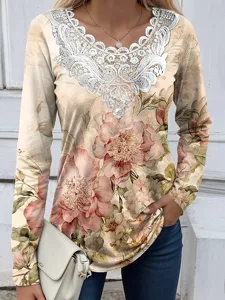 damen-bluse-tunika-spitze-verknupfung-v-gelb-15